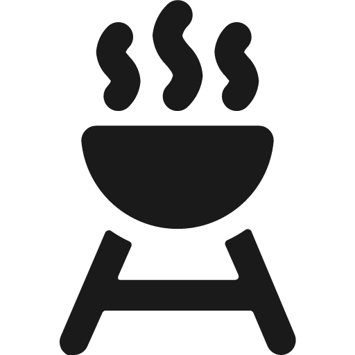 Barbecue grill bold icon, bold style, from Ultimate free icons