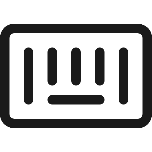 Barcode icon, line style, from Ultimate free icons