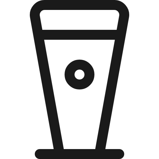 Beer glass icon, line style, from Ultimate free icons
