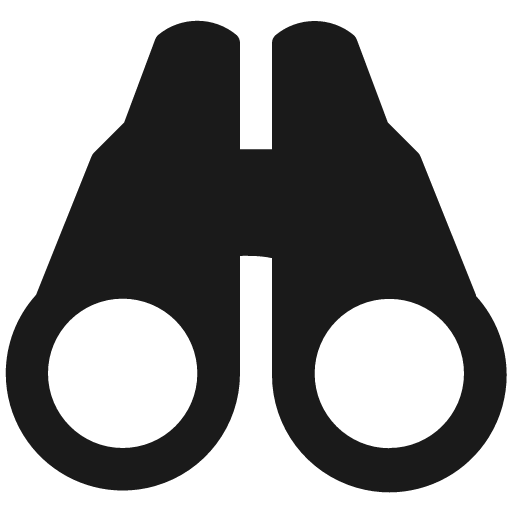 Binocular bold icon, bold style, from Ultimate free icons