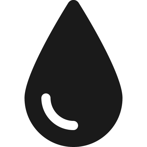 Blood drop bold icon, bold style, from Ultimate free icons