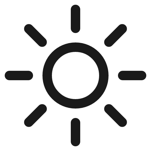 Brightness icon, line style, from Ultimate free icons