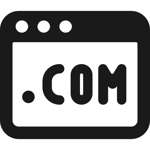 Browser com bold icon, bold style, from Ultimate free icons