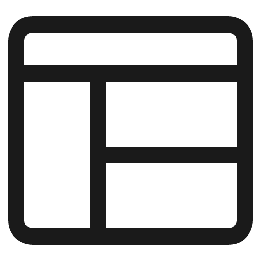 Browser page layout icon, line style, from Ultimate free icons