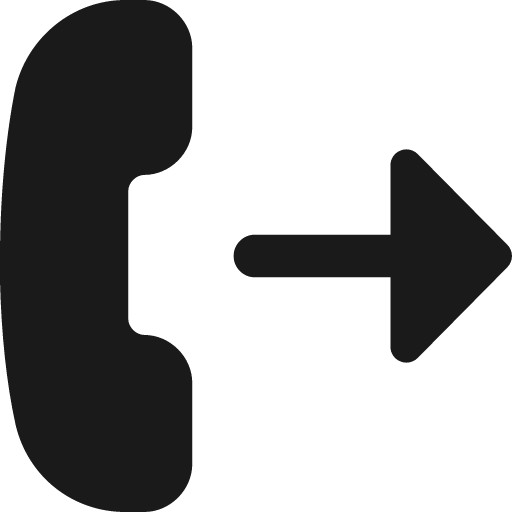 Call forwarding outgoing 1 bold icon, bold style, from Ultimate free icons