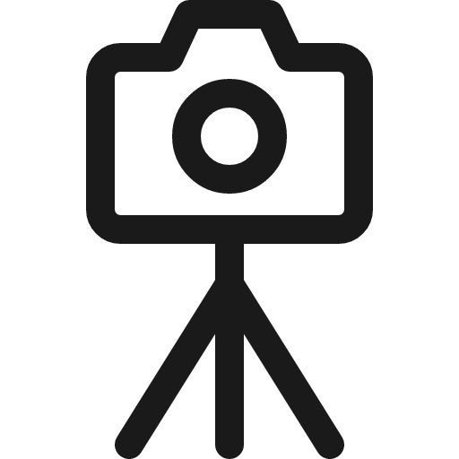 Camera tripod icon, line style, from Ultimate free icons