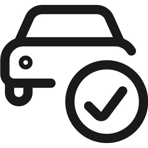 Car actions check 1 icon, line style, from Ultimate free icons
