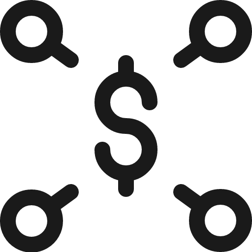 Cash network icon, line style, from Ultimate free icons