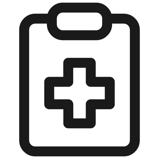 Checkup chart icon, line style, from Ultimate free icons