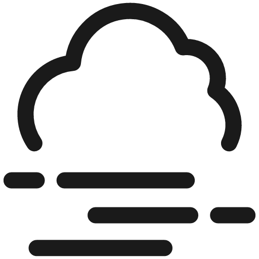 Cloud mist 2 icon, line style, from Ultimate free icons