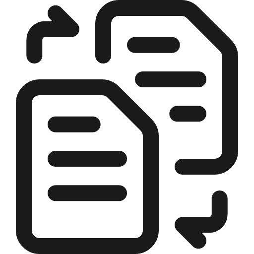 Coding apps website data conversion documents 1 icon, line style, from Ultimate free icons