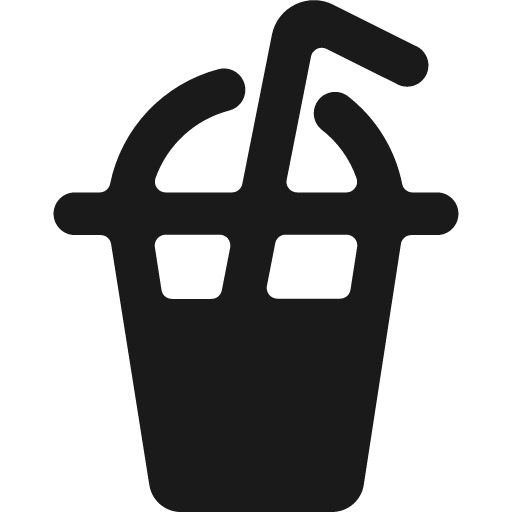 Coffee cold bold icon, bold style, from Ultimate free icons