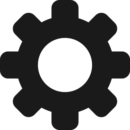 Cog bold icon, bold style, from Ultimate free icons