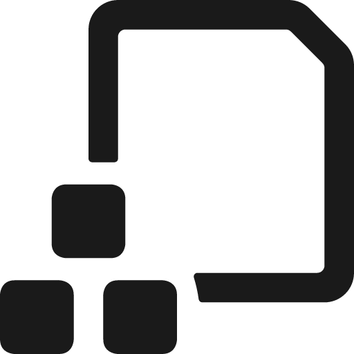 Common file module 1 bold icon, bold style, from Ultimate free icons