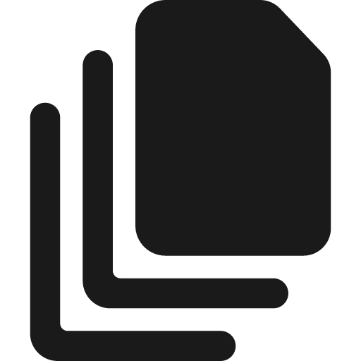 Common file stack bold icon, bold style, from Ultimate free icons