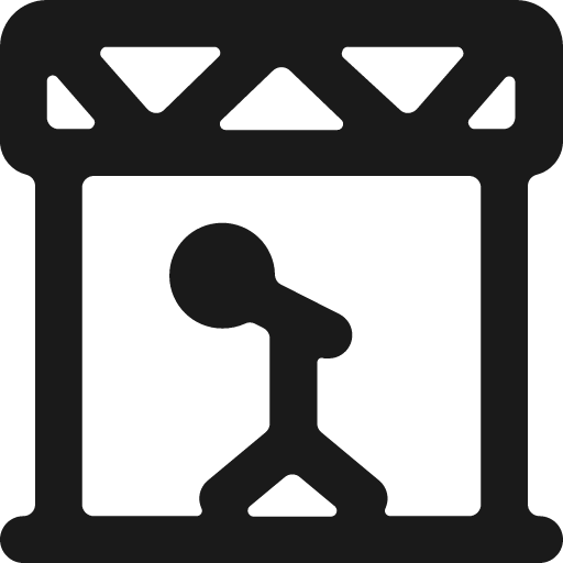 Concert microphone bold icon, bold style, from Ultimate free icons