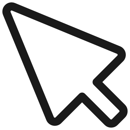 Cursor icon, line style, from Ultimate free icons