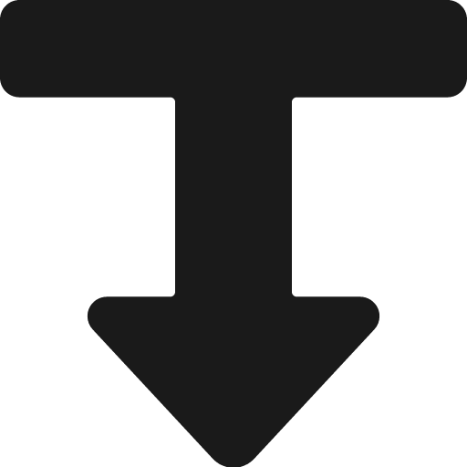Diagram arrow down 1 bold icon, bold style, from Ultimate free icons