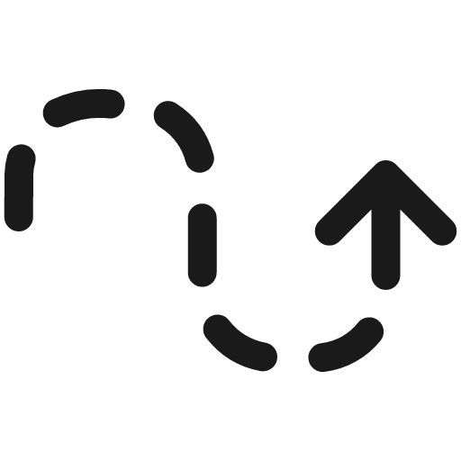 Diagram curve rise dash icon, line style, from Ultimate free icons