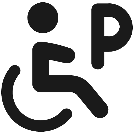 Disability parking bold icon, bold style, from Ultimate free icons