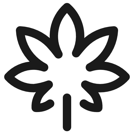 Drugs cannabis icon, line style, from Ultimate free icons