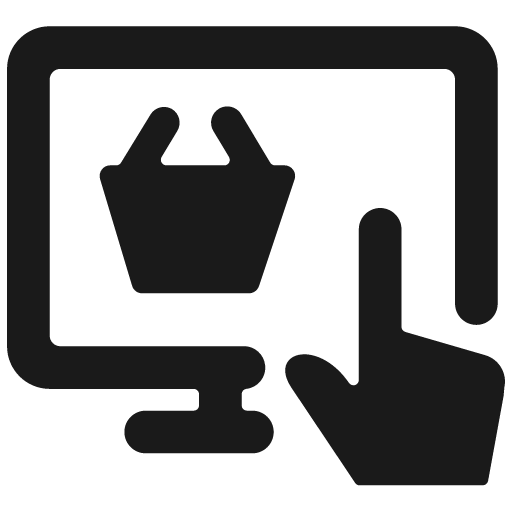 E commerce touch buy bold icon, bold style, from Ultimate free icons