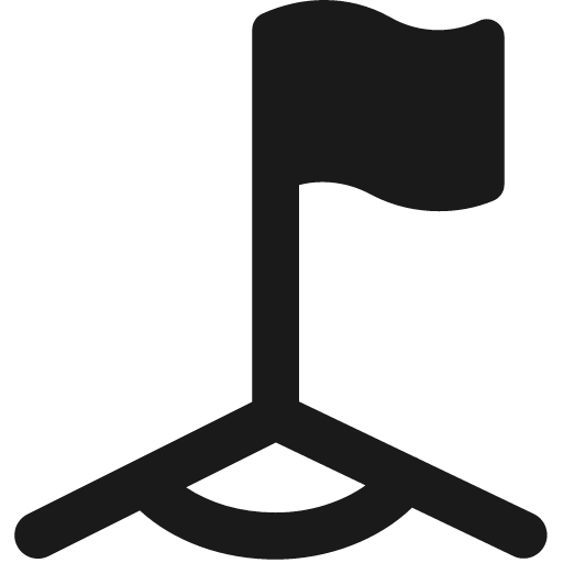 Field corner kick bold icon, bold style, from Ultimate free icons