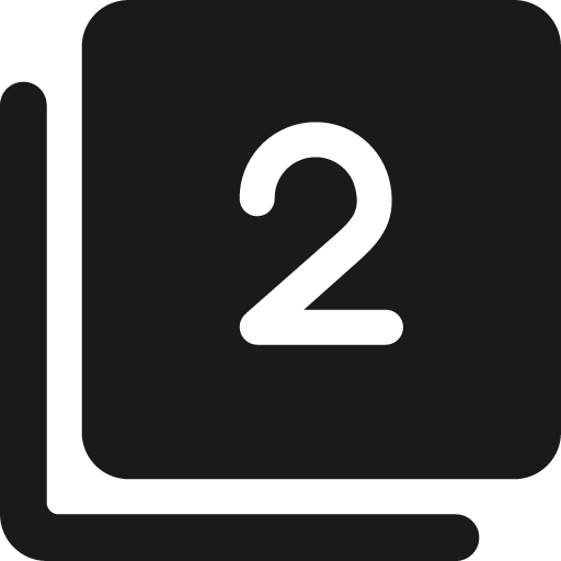 Filter 2 1 bold icon, bold style, from Ultimate free icons