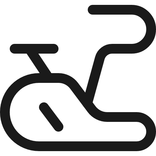 Fitness bicycle 1 icon, line style, from Ultimate free icons