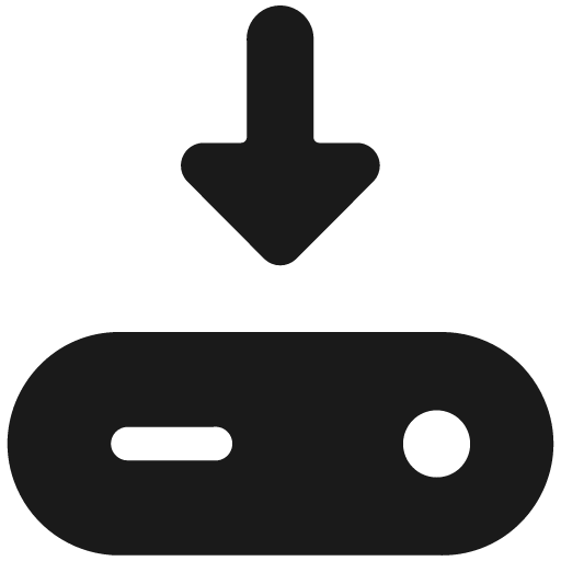Harddrive download 2 bold icon, bold style, from Ultimate free icons