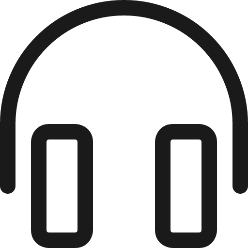 Headphones 1 icon, line style, from Ultimate free icons