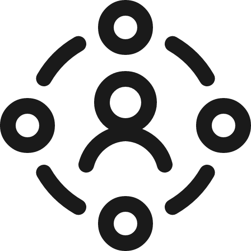 Human resources workflow icon, line style, from Ultimate free icons