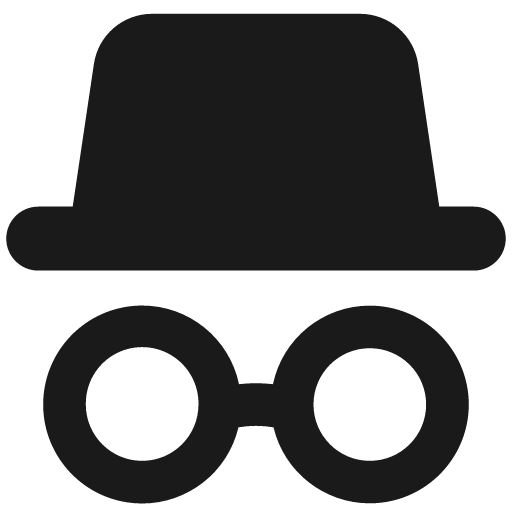 Incognito bold icon, bold style, from Ultimate free icons