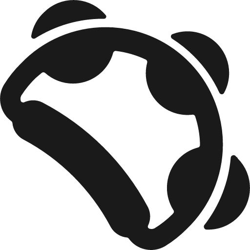 Instrument tambourine bold icon, bold style, from Ultimate free icons