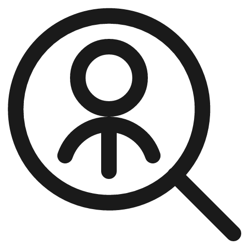 Job search man icon, line style, from Ultimate free icons