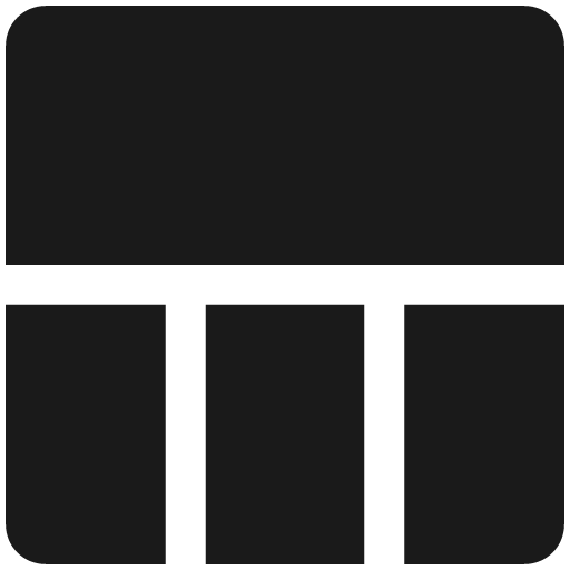 Layout 11 bold icon, bold style, from Ultimate free icons