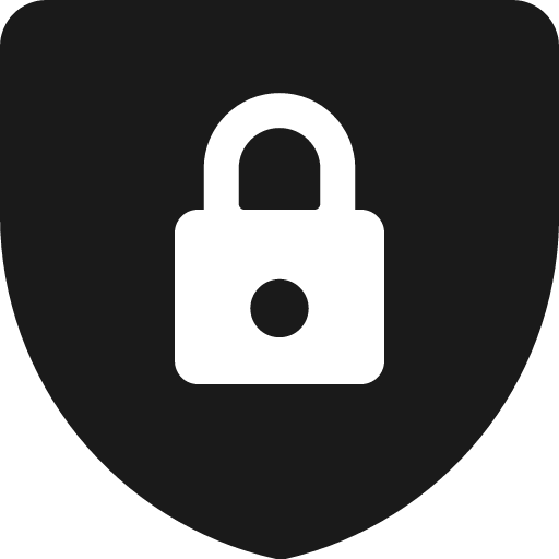 Lock shield bold icon, bold style, from Ultimate free icons