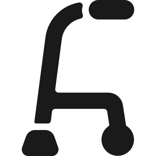 Medical instrument walking aid bold icon, bold style, from Ultimate free icons