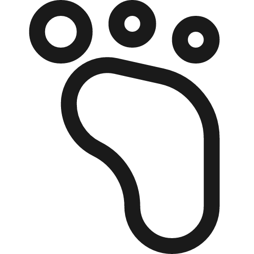 Medical specialty feet icon, line style, from Ultimate free icons