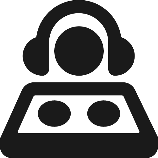 Modern music dj bold icon, bold style, from Ultimate free icons