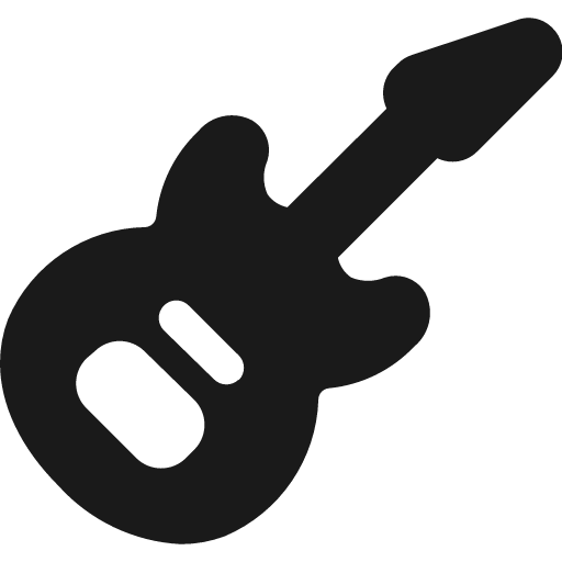 Modern music electric guitar bold icon, bold style, from Ultimate free icons