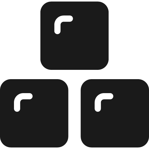 Module three bold icon, bold style, from Ultimate free icons
