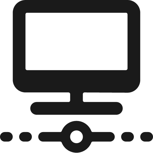 Monitor bold icon, bold style, from Ultimate free icons
