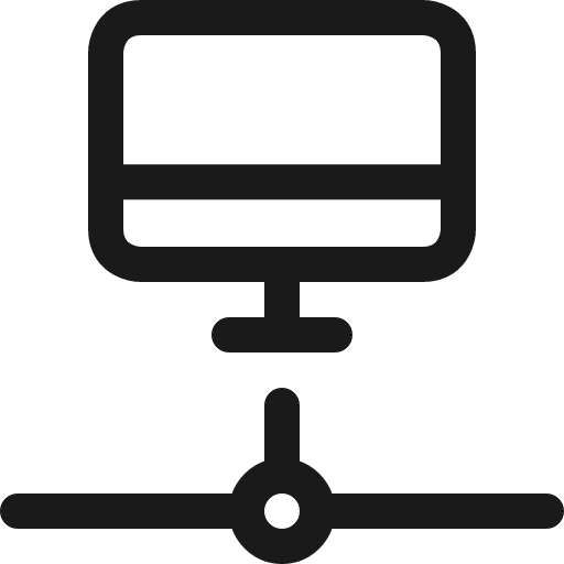 Monitor icon, line style, from Ultimate free icons