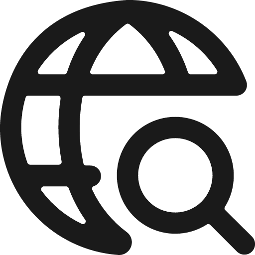 Network search bold icon, bold style, from Ultimate free icons