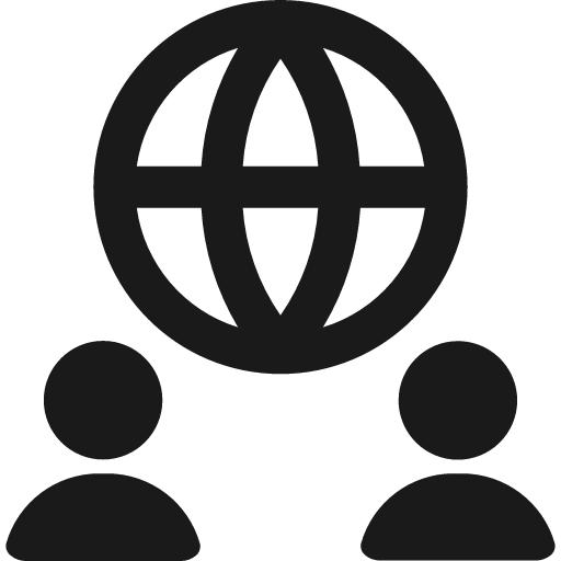Network users bold icon, bold style, from Ultimate free icons