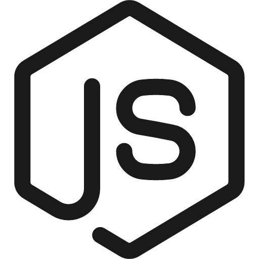 Nodesj logo icon, line style, from Ultimate free icons