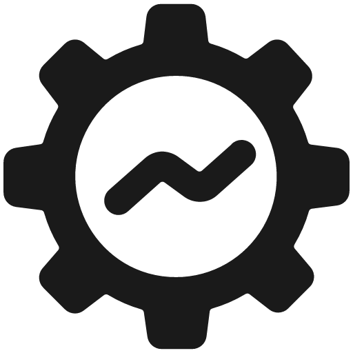 Optimization graph line bold icon, bold style, from Ultimate free icons