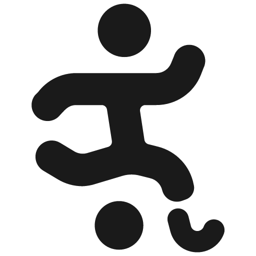 Paralympics football bold icon, bold style, from Ultimate free icons