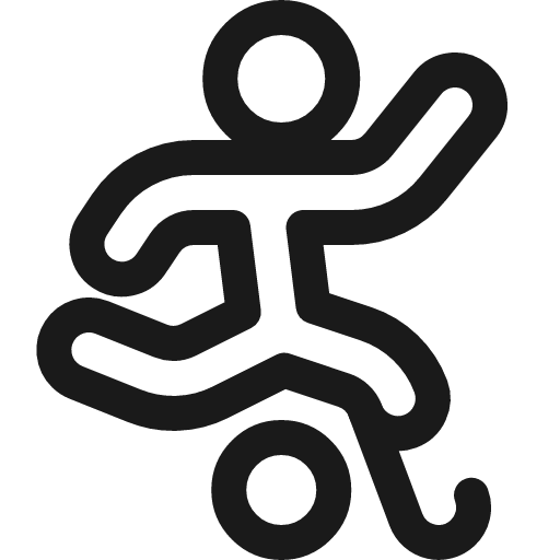 Paralympics football icon, line style, from Ultimate free icons